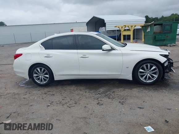 2014 Infiniti Q50 with VIN JN1BV7AP1EM670108, listed as a IAAI auction lot 42428330 with 260,478 mi miles and . Bid and sale history available at DreamBid. Image 13.