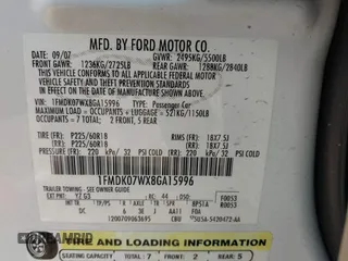 2008 Ford Taurus X Eddie Bauer z VIN 1FMDK07WX8GA15996, wystawiony jako IAAI lot #42221226 z przebiegiem 137 102 mil mil oraz . Historia ofert i sprzedaży dostępna na DreamBid. Obrazek 9.
