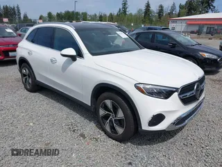 2024 Mercedes-Benz GLC 300 z VIN W1NKM4HB6RF216741, wystawiony jako IAAI lot #42216671 z przebiegiem Nie podano mil oraz . Historia ofert i sprzedaży dostępna na DreamBid. Obrazek 1.