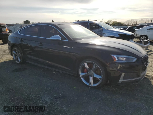 2019 Audi S5 Sportback Premium Plus z VIN WAUB4CF53KA014745, wystawiony jako Copart lot #50214965 z przebiegiem Nie podano mil oraz Czysty tytuł • Clean title. Historia ofert i sprzedaży dostępna na DreamBid. Obrazek 4.