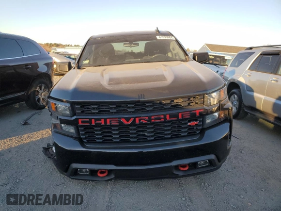 2019 Chevrolet Silverado 1500 Custom with VIN 1GCRYBEH8KZ275382, listed as a Copart auction lot 81099864 with 61,725 mi miles and Salvage Title. Bid and sale history available at DreamBid. Image 5.