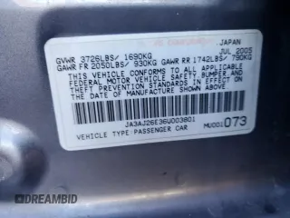 2006 Mitsubishi Lancer ES with VIN JA3AJ26E36U003801, listed as a Copart auction lot 80592774 with 212,275 mi miles and Salvage Title. Bid and sale history available at carsss.com. Image 14.