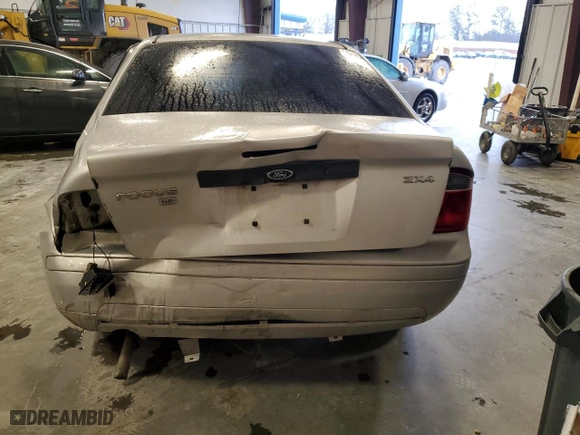 2005 Ford Focus S with VIN 1FAFP34N85W276255, listed as a Copart auction lot 44597365 with 109,498 mi miles and Salvage Title. Bid and sale history available at carsss.com. Image 6.