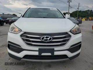 2018 Hyundai Santa Fe 2.4L with VIN 5NMZT3LB2JH056889, listed as a Copart auction lot 57801705 with 133,454 mi miles and Salvage title. Bid and sale history available at DreamBid. Image 5.