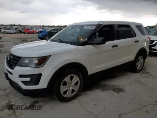 2017 Ford Police Interceptor Utility z VIN 1FM5K8ARXHGC35340, wystawiony jako Copart lot #54692385 z przebiegiem Nie podano mil oraz Szkody całkowita. Historia ofert i sprzedaży dostępna na DreamBid. Obrazek 1.