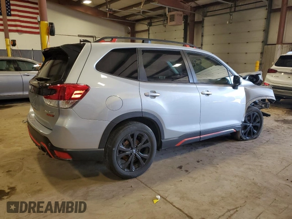 2024 Subaru Forester Sport with VIN JF2SKAGC9RH404830, listed as a Copart auction lot 47991755 with 17,718 mi miles and Salvage Title. Bid and sale history available at carsss.com. Image 3.