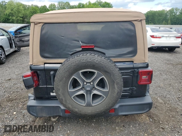 2020 Jeep Wrangler Unlimited Sport с VIN 1C4HJXDG5LW238170, выставлен на аукционе Copart как лот 55970665 с пробегом 91 713 миль миль и Списание • Salvage title. История ставок и продаж доступна на DreamBid. Изображение 6.