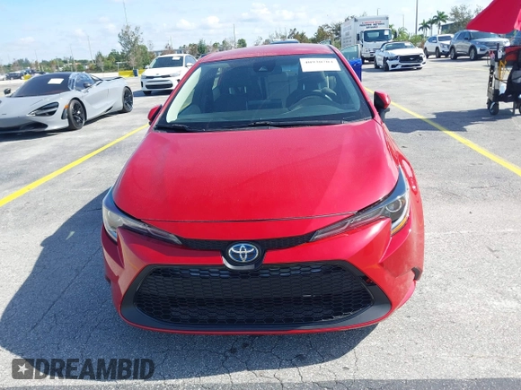 2021 Toyota Corolla Hybrid LE with VIN JTDEAMDE5MJ012662, listed as a IAAI auction lot 41421205 with 138,533 mi miles. Bid and sale history available at carsss.com. Image 6.