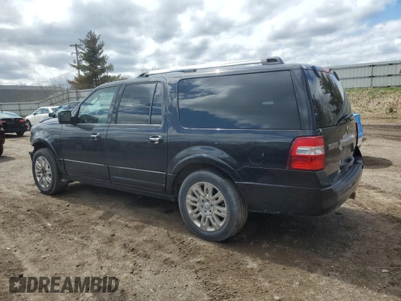 2013 Ford Expedition Max Limited with VIN 1FMJK2A5XDEF13135, listed as a Copart auction lot 53098765 with 179,958 mi miles and Clean title. Bid and sale history available at DreamBid. Image 2.