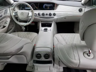 2016 Mercedes-Benz S 550 with VIN WDDUG8CB5GA243905, listed as a Copart auction lot 47827195 with 96,713 mi miles and Salvage Title. Bid and sale history available at carsss.com. Image 8.