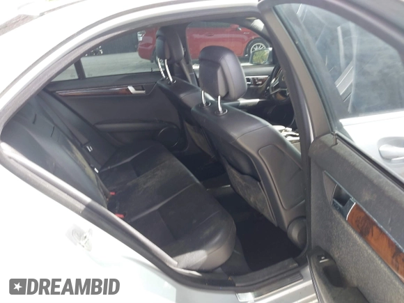 2012 Mercedes-Benz C-Class C 250 Sport with VIN WDDGF4HB8CA704655, listed as a IAAI auction lot 40293590 with 156,117 mi miles. Bid and sale history available at carsss.com. Image 8.