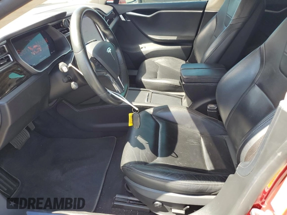 2016 Tesla Model S 70 with VIN 5YJSA1E19GF147460, listed as a Copart auction lot 64068545 with 99,201 mi miles and Salvage title. Bid and sale history available at DreamBid. Image 7.