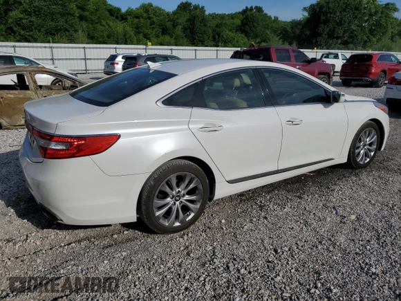 2013 Hyundai Azera with VIN KMHFG4JG3DA217272, listed as a Copart auction lot 62233965 with 155,100 mi miles and Salvage title. Bid and sale history available at DreamBid. Image 3.