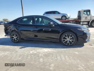 2021 Toyota Camry SE Nightshade with VIN 4T1G11AK6MU583802, listed as a Copart auction lot 79414024 with 6,827 mi miles and Salvage Title. Bid and sale history available at DreamBid. Image 4.