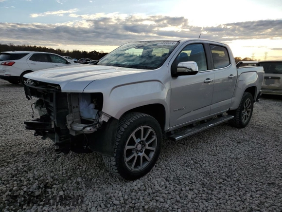 2017 GMC Canyon 4WD Denali with VIN 1GTG6EEN3H1296989, listed as a Copart auction lot 84950374 with 120,356 mi miles and Salvage Title. Bid and sale history available at carsss.com. Image 1.