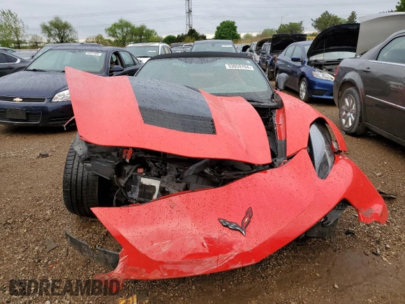 2017 Chevrolet Corvette Z51 2LT with VIN 1G1YK3D72H5121674, listed as a Copart auction lot 53059704 with 27,634 mi miles. Bid and sale history available at carsss.com. Image 5.