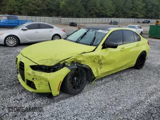 2022 BMW M3 Competition z VIN WBS33AY06NFL98827, wystawiony jako Copart lot #72789964 z przebiegiem 36 827 mil mil oraz Szkoda całkowita • Salvage title. Historia ofert i sprzedaży dostępna na DreamBid. Obrazek 1.