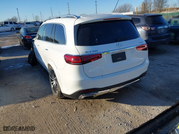 2020 Mercedes-Benz GLS with VIN 4JGFF8GE8LA226953, listed as a IAAI auction lot 41426965 with 33,132 mi miles. Bid and sale history available at carsss.com. Image 3.