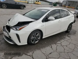 2019 Toyota Prius L Eco with VIN JTDKARFUXK3071065, listed as a Copart auction lot 49990845 with 119,072 mi miles and Salvage title. Bid and sale history available at DreamBid. Image 1.