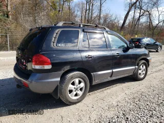 2006 Hyundai Santa Fe GLS with VIN KM8SC13D96U102107, listed as a Copart auction lot 55525594 with 198,741 mi miles and Salvage Title. Bid and sale history available at carsss.com. Image 3.