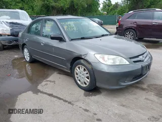 2005 Honda Civic LX z VIN 2HGES16535H504295, wystawiony jako IAAI lot #42201019 z przebiegiem 225 749 mil mil oraz . Historia ofert i sprzedaży dostępna na DreamBid. Obrazek 1.