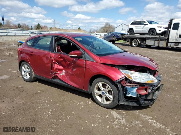 2014 Ford Focus SE with VIN 1FADP3K20EL379624, listed as a Copart auction lot 52266755 with 70,822 mi miles and Salvage Title. Bid and sale history available at carsss.com. Image 4.