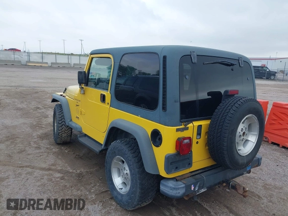 2000 Jeep Wrangler Sport with VIN 1J4FA49S3YP781614, listed as a IAAI auction lot 42292668 with 152,600 mi miles and . Bid and sale history available at DreamBid. Image 6.