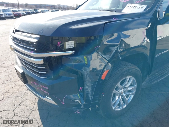 2024 Chevrolet Suburban LT with VIN 1GNSKCKD8RR270713, listed as a IAAI auction lot 41729257 with 18,096 mi miles. Bid and sale history available at carsss.com. Image 18.