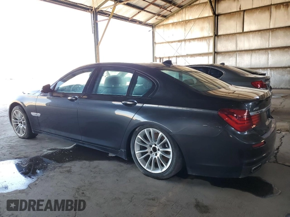 2015 BMW 7 Series 750i xDrive with VIN WBAYB6C52FD225364, listed as a Copart auction lot 56558652 with 0 mi miles and Salvage Title. Bid and sale history available at carsss.com. Image 3.