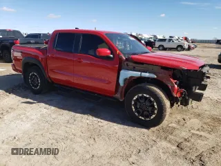 2025 Nissan Frontier SV with VIN 1N6ED1EJ0SN618133, listed as a Copart auction lot 41854885 with 853 mi miles and Salvage title. Bid and sale history available at DreamBid. Image 4.