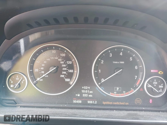 2013 BMW 5 Series 528i xDrive with VIN WBAXH5C53DDW16007, listed as a IAAI auction lot 41778356 with 90,498 mi miles and . Bid and sale history available at DreamBid. Image 7.