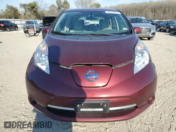 2016 Nissan LEAF SV with VIN 1N4BZ0CP8GC304599, listed as a Copart auction lot 50728855 with 48,410 mi miles and Salvage Title. Bid and sale history available at carsss.com. Image 5.