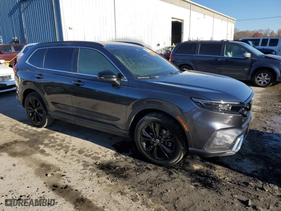 2023 Honda CR-V Hybrid Sport Touring with VIN 2HKRS6H91PH818745, listed as a Copart auction lot 80507434 with 0 mi miles and Salvage Title. Bid and sale history available at carsss.com. Image 4.