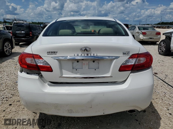 2011 Infiniti M37 with VIN JN1BY1AP1BM323717, listed as a Copart auction lot 60325524 with 155,508 mi miles and Salvage Title. Bid and sale history available at carsss.com. Image 6.