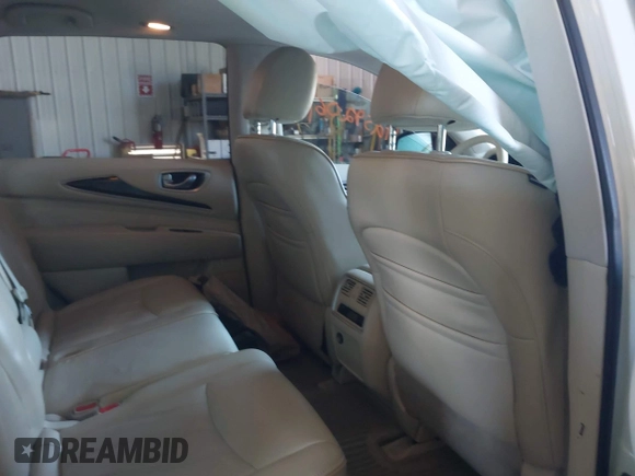 2014 Infiniti QX60 with VIN 5N1AL0MM1EC505488, listed as a IAAI auction lot 42592061 with 207,960 mi miles and . Bid and sale history available at DreamBid. Image 8.