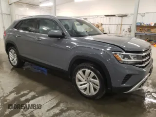 2020 Volkswagen Atlas SE with VIN 1V26C2CA6LC203056, listed as a Copart auction lot 41864945 with 76,685 mi miles and Salvage title. Bid and sale history available at DreamBid. Image 4.