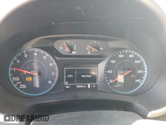 2018 Chevrolet Malibu LS with VIN 1G1ZB5ST4JF251052, listed as a Copart auction lot 43514615 with 136,434 mi miles and Salvage Title. Bid and sale history available at DreamBid. Image 9.