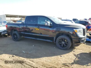 2018 Nissan Titan XD PRO-4X with VIN 1N6BA1F40JN542870, listed as a Copart auction lot 75204174 with 115,603 mi miles and Salvage Title. Bid and sale history available at carsss.com. Image 4.