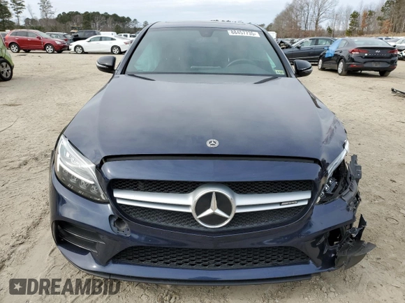 2020 Mercedes-Benz C 43 AMG with VIN W1KWF6EB3LR594563, listed as a Copart auction lot 88457735 with 67,092 mi miles and Salvage Title. Bid and sale history available at carsss.com. Image 5.