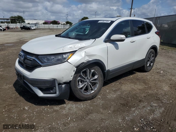 2022 Honda CR-V EX-L with VIN 7FARW1H88NE012139, listed as a Copart auction lot 51362105 with 26,716 mi miles and Salvage Title. Bid and sale history available at carsss.com. Image 1.