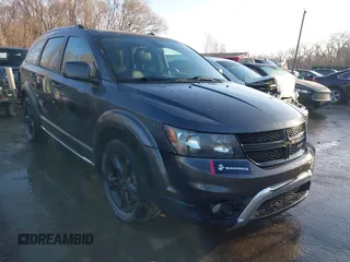 2018 Dodge Journey Crossroad with VIN 3C4PDDGG2JT504101, listed as a IAAI auction lot 41806369 with 112,172 mi miles. Bid and sale history available at carsss.com. Image 1.