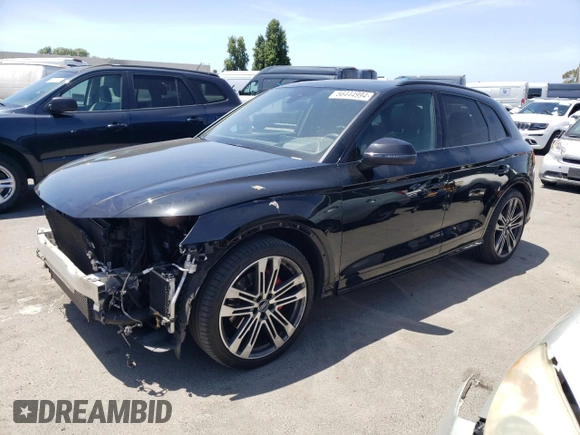 2019 Audi SQ5 Prestige with VIN WA1C4AFY4K2042127, listed as a Copart auction lot 56444994 with 30,785 mi miles and . Bid and sale history available at DreamBid. Image 1.