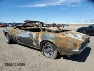 1968 Pontiac Firebird z VIN 223678U111281, wystawiony jako Copart lot #47306295 z przebiegiem Nie podano mil oraz Szkoda całkowita • Salvage title. Historia ofert i sprzedaży dostępna na DreamBid. Obrazek 2.