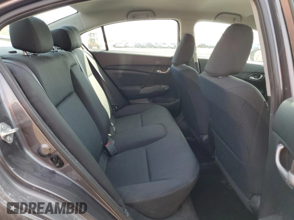 2015 Honda Civic Sedan LX with VIN 19XFB2F57FE105119, listed as a Copart auction lot 49990185 with 174,376 mi miles and Clean Title. Bid and sale history available at carsss.com. Image 10.