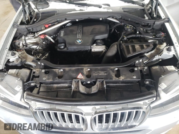 2015 BMW X3 xDrive28i with VIN 5UXWX9C50F0D51227, listed as a Copart auction lot 44047025 with 192,512 mi miles and Clean Title. Bid and sale history available at DreamBid. Image 12.