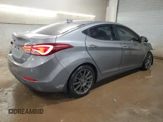 2014 Hyundai Elantra SE with VIN 5NPDH4AE4EH499262, listed as a Copart auction lot 52162805 with 116,944 mi miles and Salvage Title. Bid and sale history available at DreamBid. Image 3.
