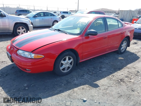 2003 Oldsmobile Alero GL1 with VIN 1G3NL52F33C280334, listed as a IAAI auction lot 42057010 with 99,726 mi miles and . Bid and sale history available at DreamBid. Image 2.