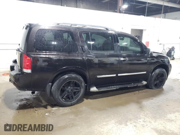 2011 Nissan Armada Platinum z VIN 5N1AA0NC6BN621460, wystawiony jako Copart lot #54748765 z przebiegiem 175 133 mil mil oraz Czysty tytuł • Clean title. Historia ofert i sprzedaży dostępna na DreamBid. Obrazek 3.