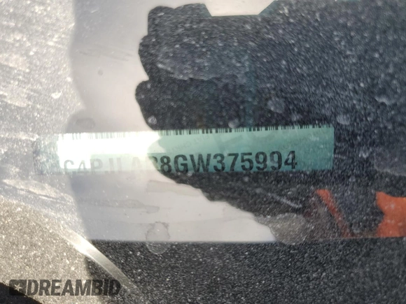 2016 Jeep Cherokee Sport with VIN 1C4PJLAB8GW375994, listed as a Copart auction lot 55962775 with 116,588 mi miles and Salvage title. Bid and sale history available at DreamBid. Image 13.