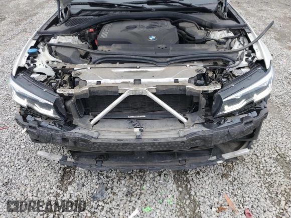 2021 BMW 3 Series 330i with VIN 3MW5R1J02M8C19809, listed as a Copart auction lot 47444745 with 89,647 mi miles and Salvage Title. Bid and sale history available at carsss.com. Image 11.